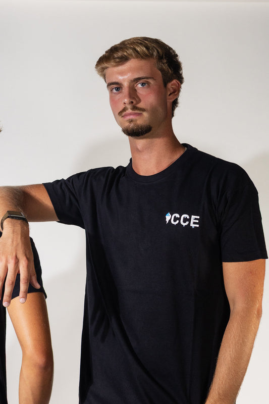 Black T-Shirt Rose Model